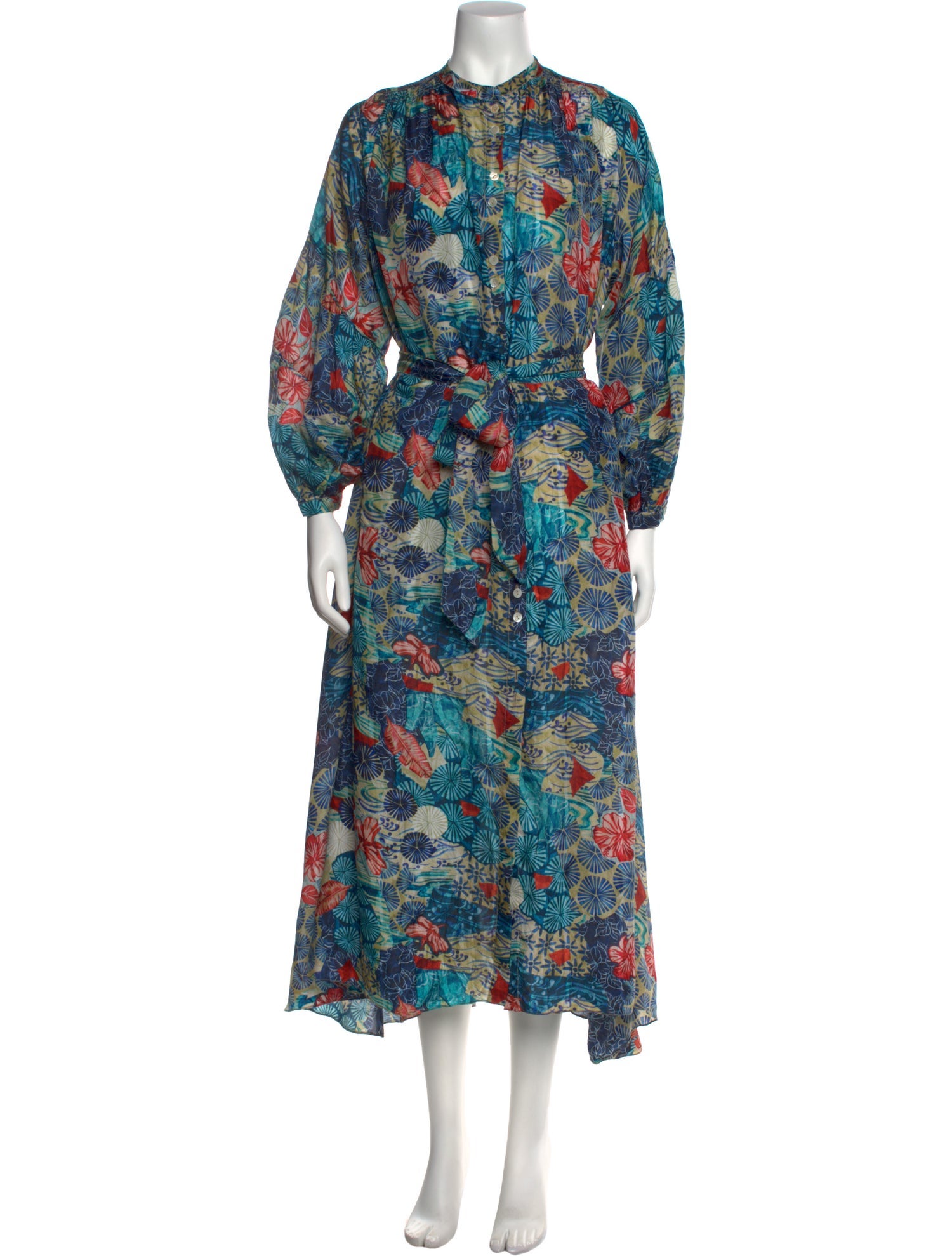 Chufy Silk Long Dress