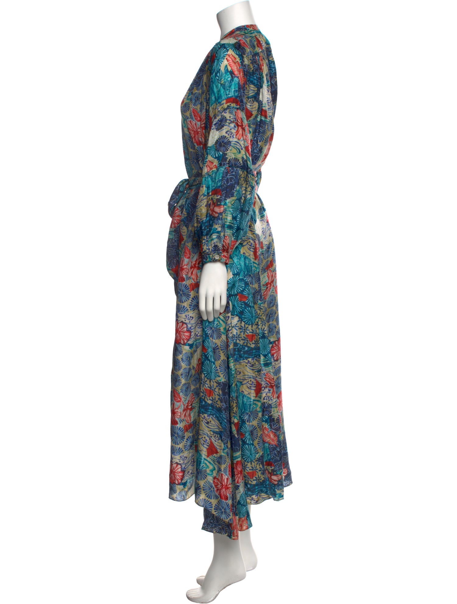 Chufy Silk Long Dress
