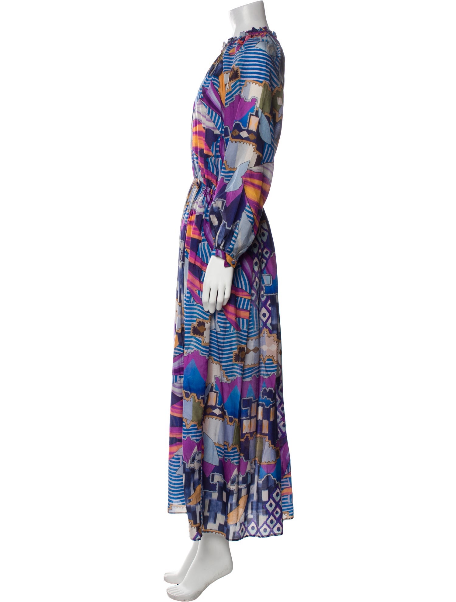Chufy Printed Long Dress
