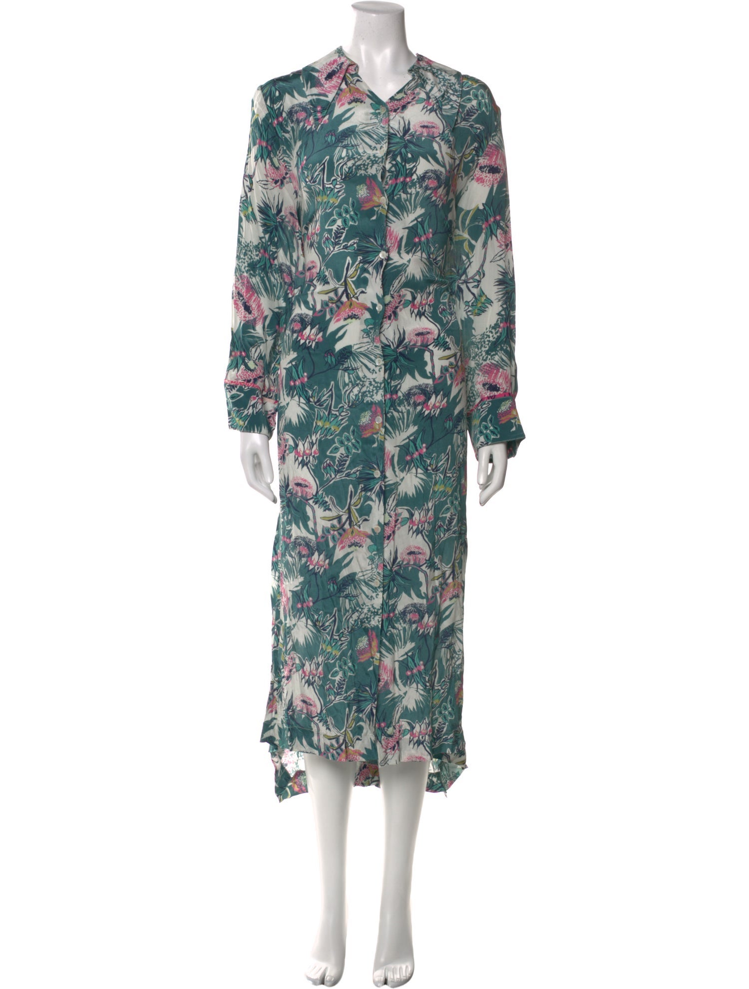 Chufy Floral Print Long Dress w/ Tags