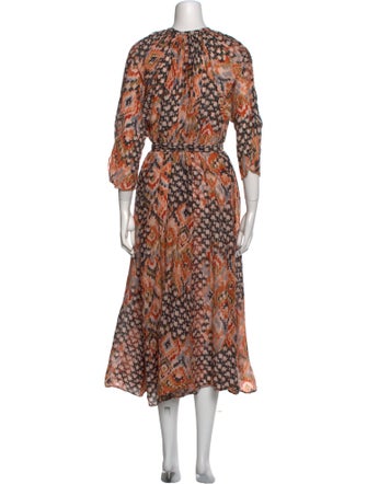 Chufy Printed Midi Length Dress