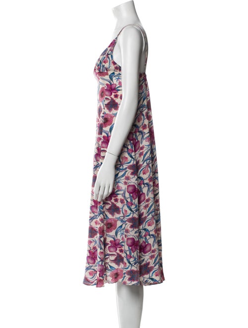 Chufy Floral Print Midi Length Dress