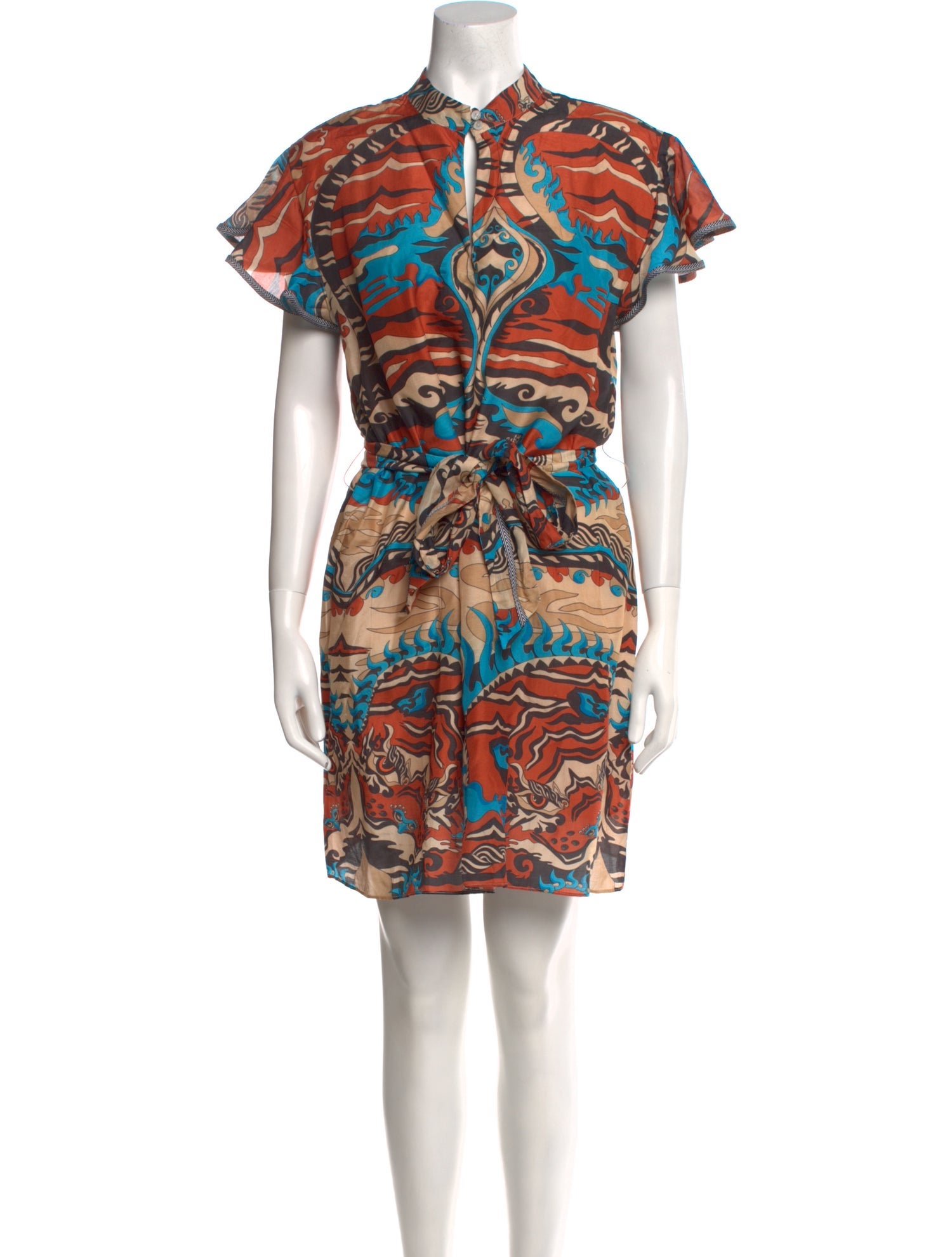 Chufy Printed Knee-Length Dress