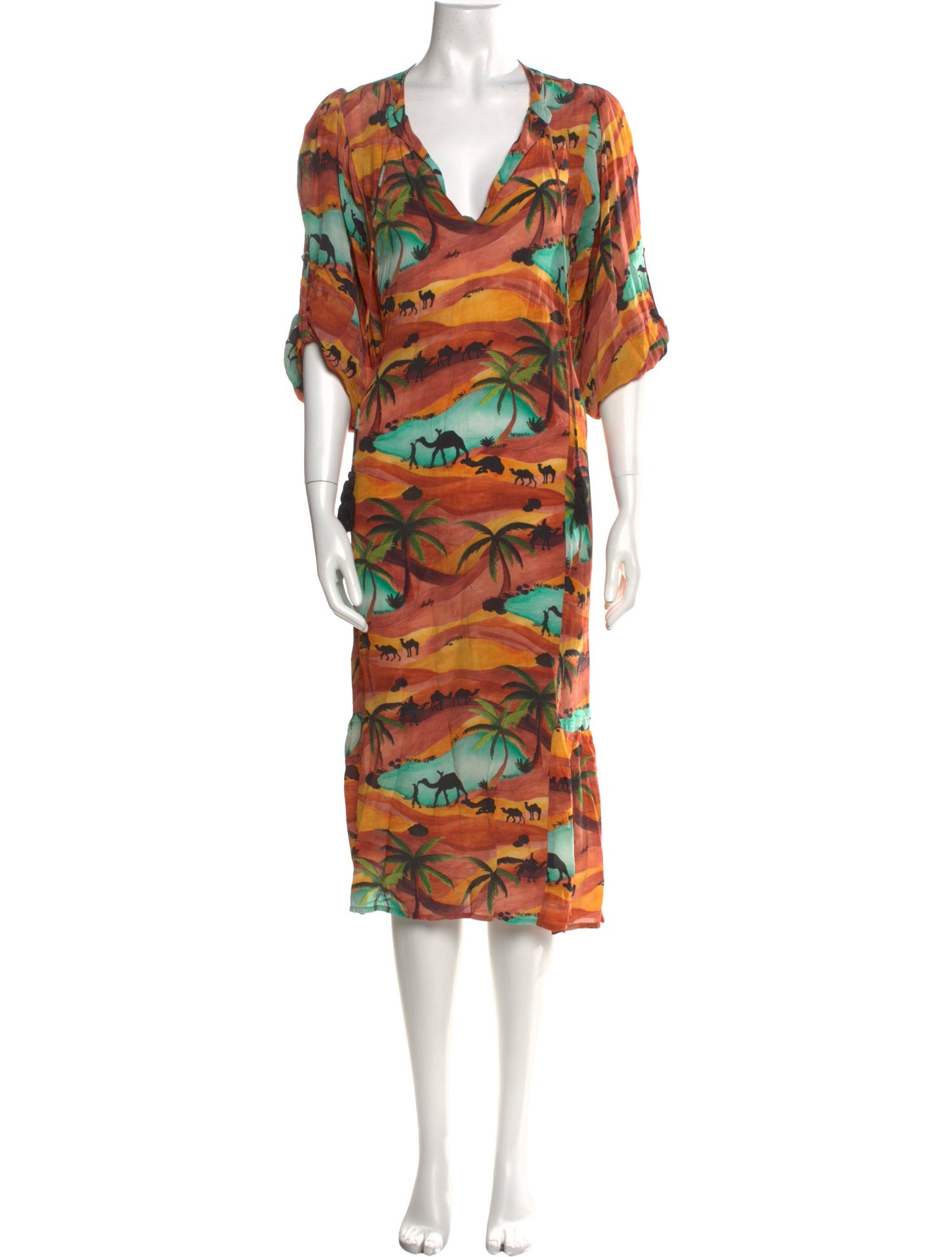 Chufy Printed Long Dress