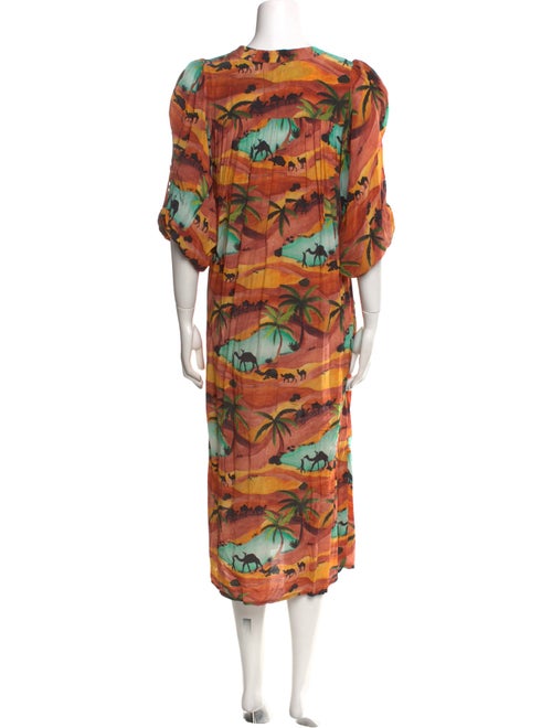 Chufy Printed Long Dress