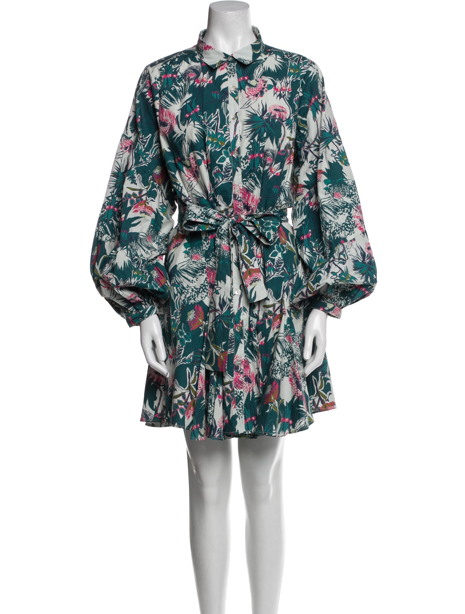 Chufy Floral Print Knee-Length Dress