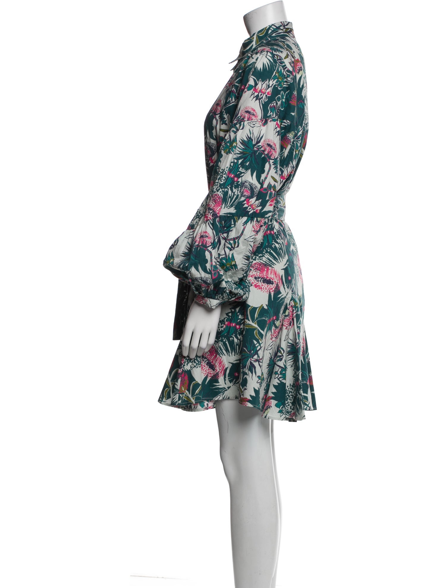 Chufy Floral Print Knee-Length Dress
