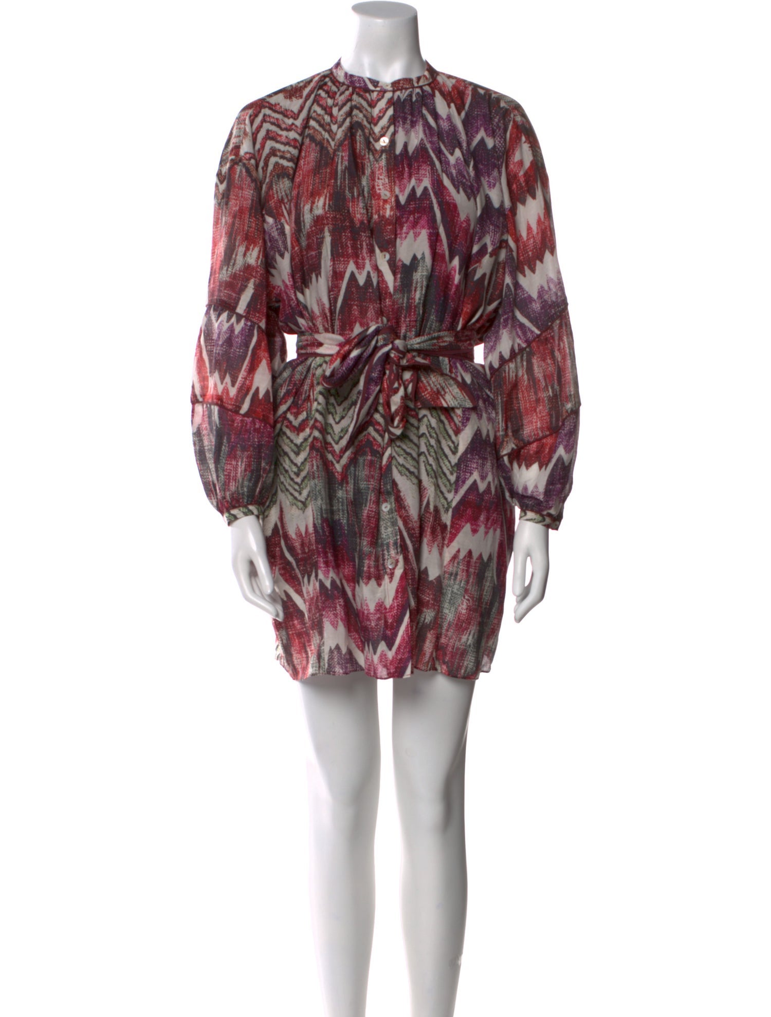 Chufy Printed Mock Neck Tunic