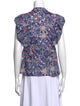 Chufy Floral Print V-Neck Blouse