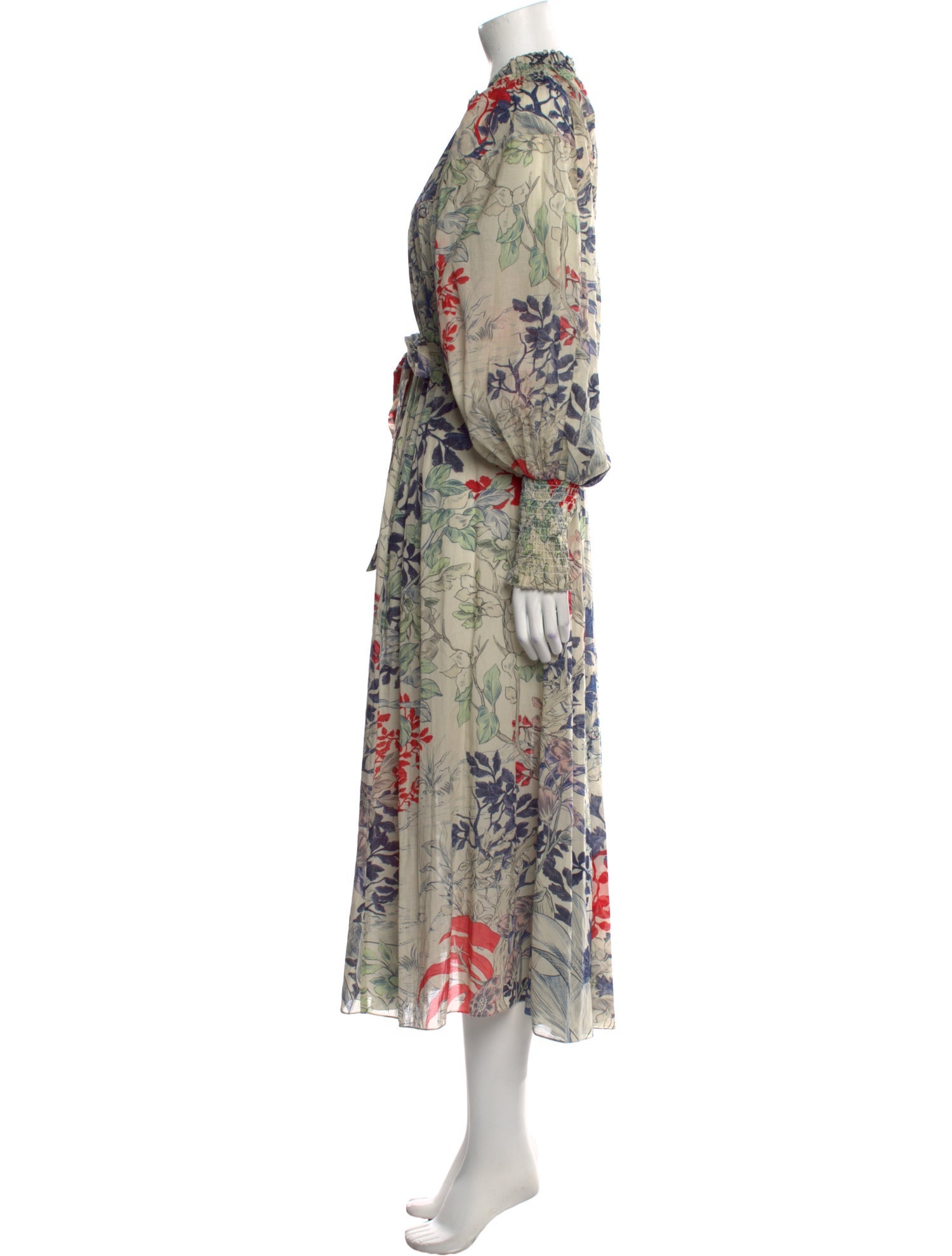 Chufy Floral Print Long Dress