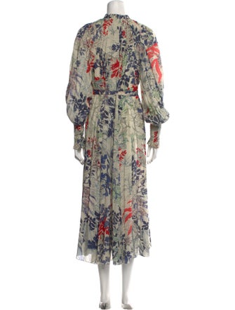 Chufy Floral Print Long Dress