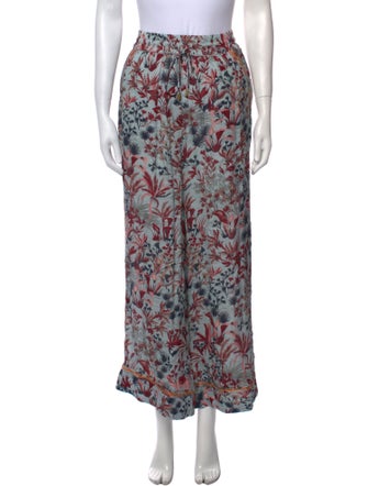 Chufy Floral Print Wide Leg Pants