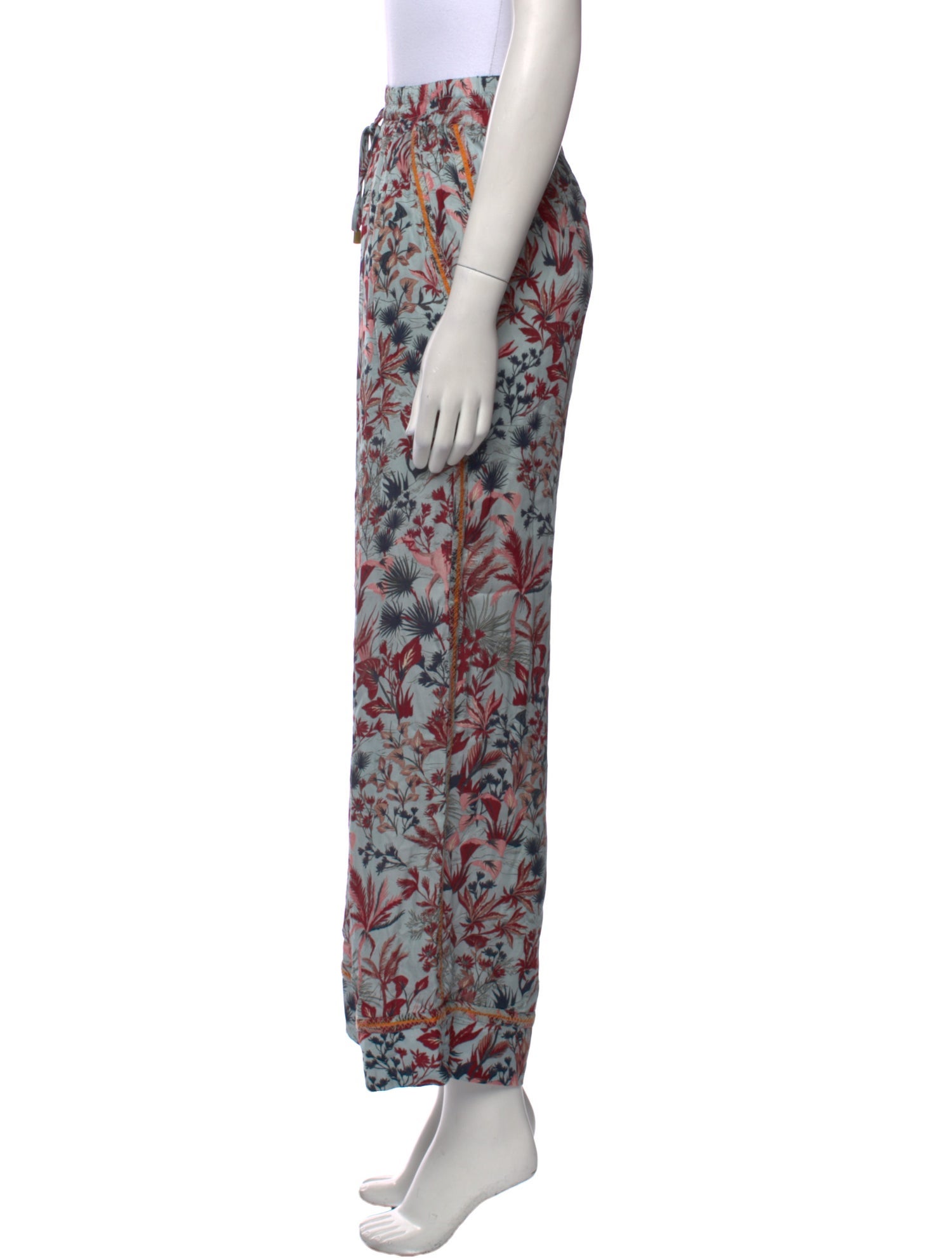 Chufy Floral Print Wide Leg Pants