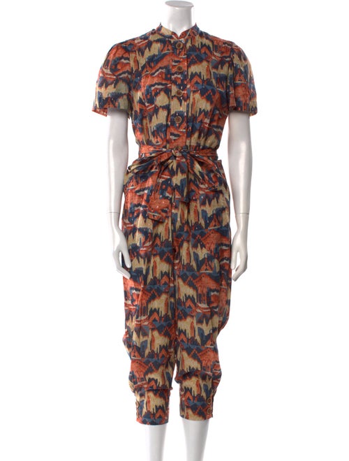 Chufy Linen Printed Jumpsuit
