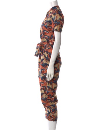 Chufy Linen Printed Jumpsuit