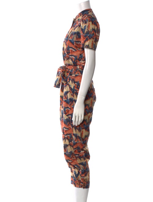 Chufy Linen Printed Jumpsuit