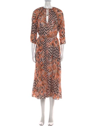 Chufy Printed Long Dress