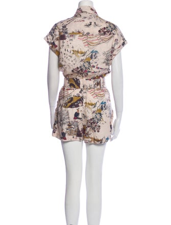 Chufy Linen Floral Print Romper