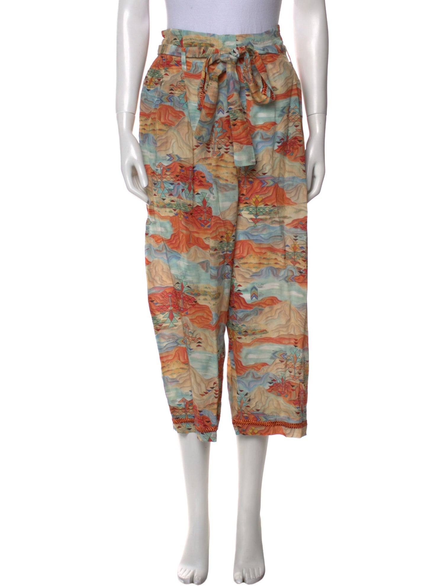 Chufy Printed Wide Leg Pants w/ Tags