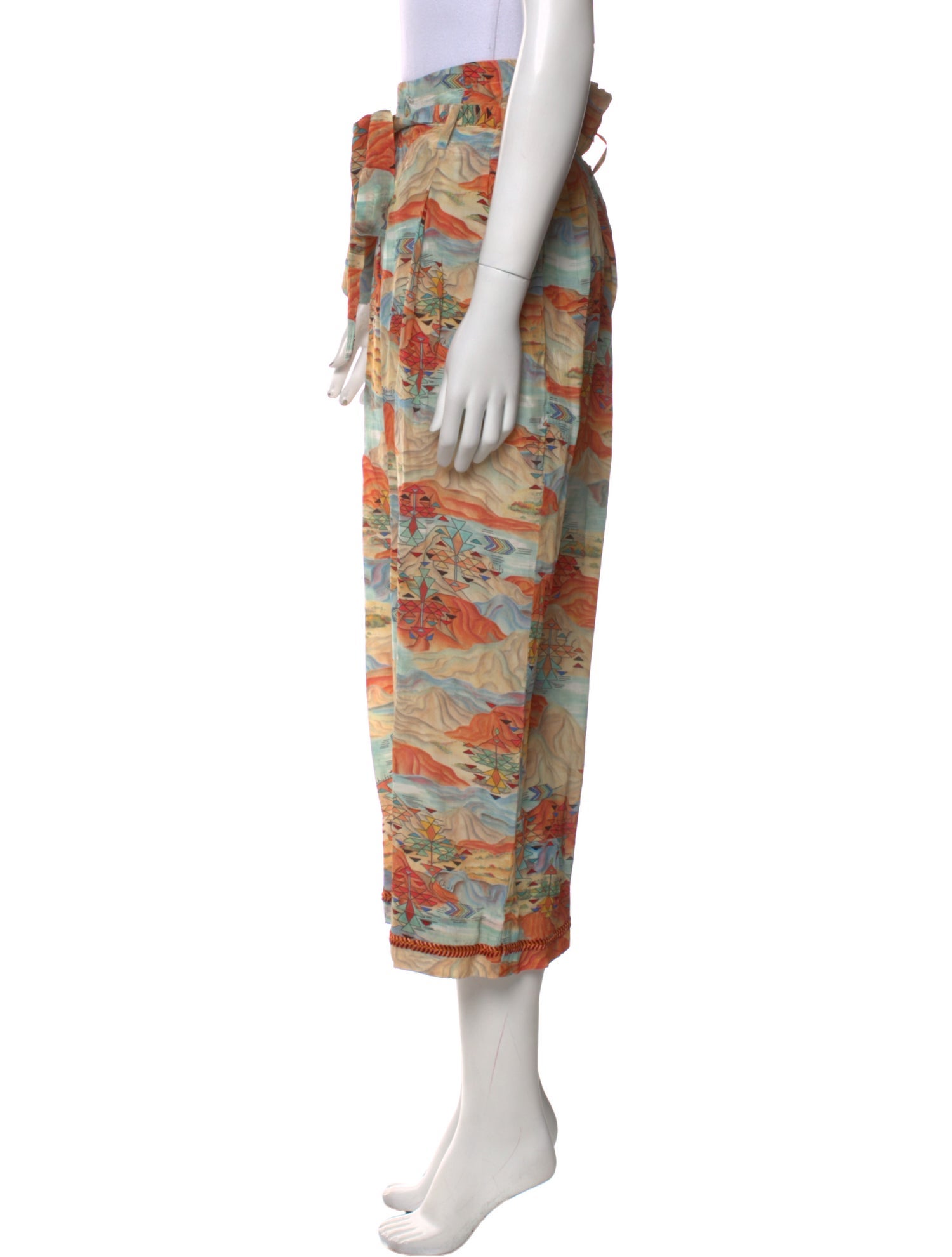 Chufy Printed Wide Leg Pants w/ Tags