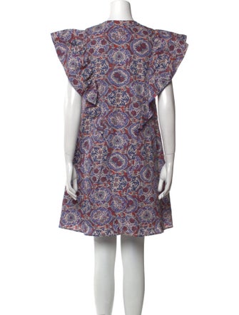 Chufy Paisley Print Mini Dress