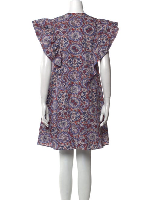 Chufy Paisley Print Mini Dress