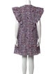 Chufy Paisley Print Mini Dress