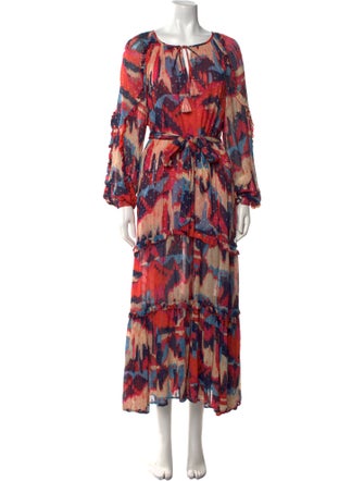 Chufy Printed Long Dress