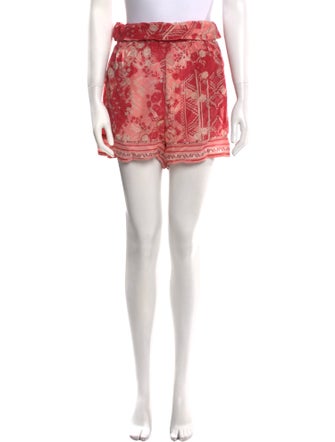 Chufy Floral Print Mini Shorts