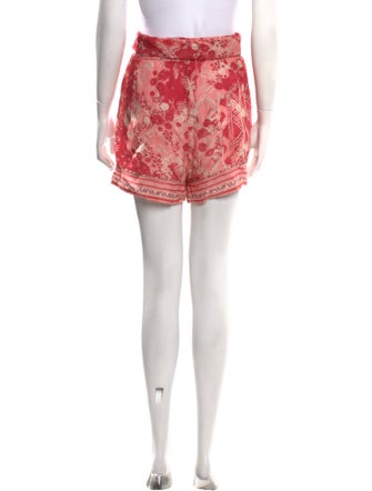 Chufy Floral Print Mini Shorts