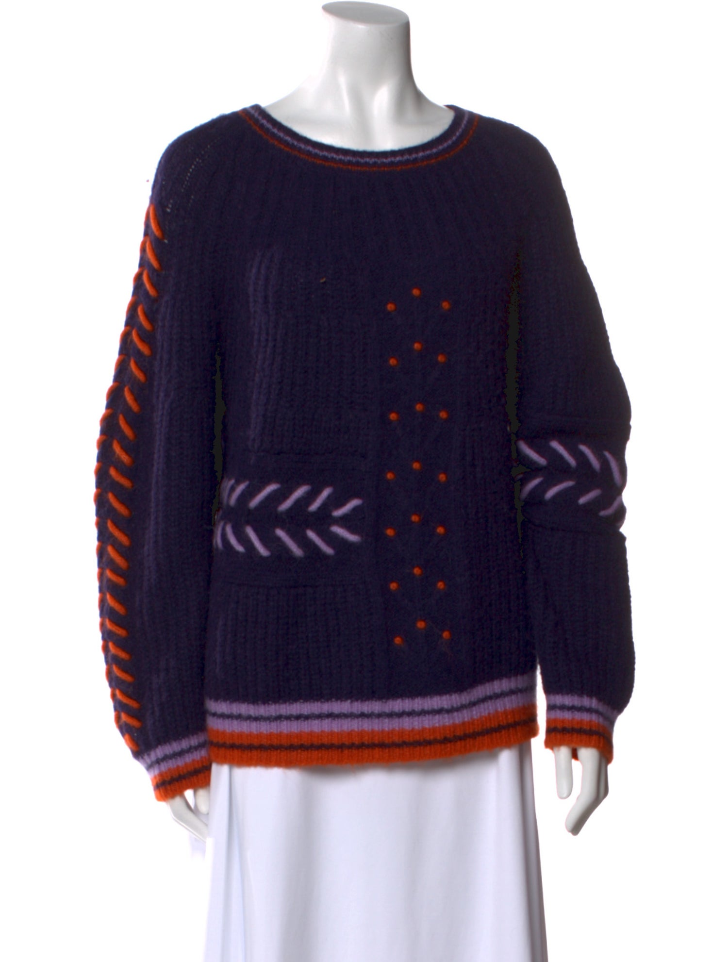 Chufy Baby Alpaca Printed Sweater