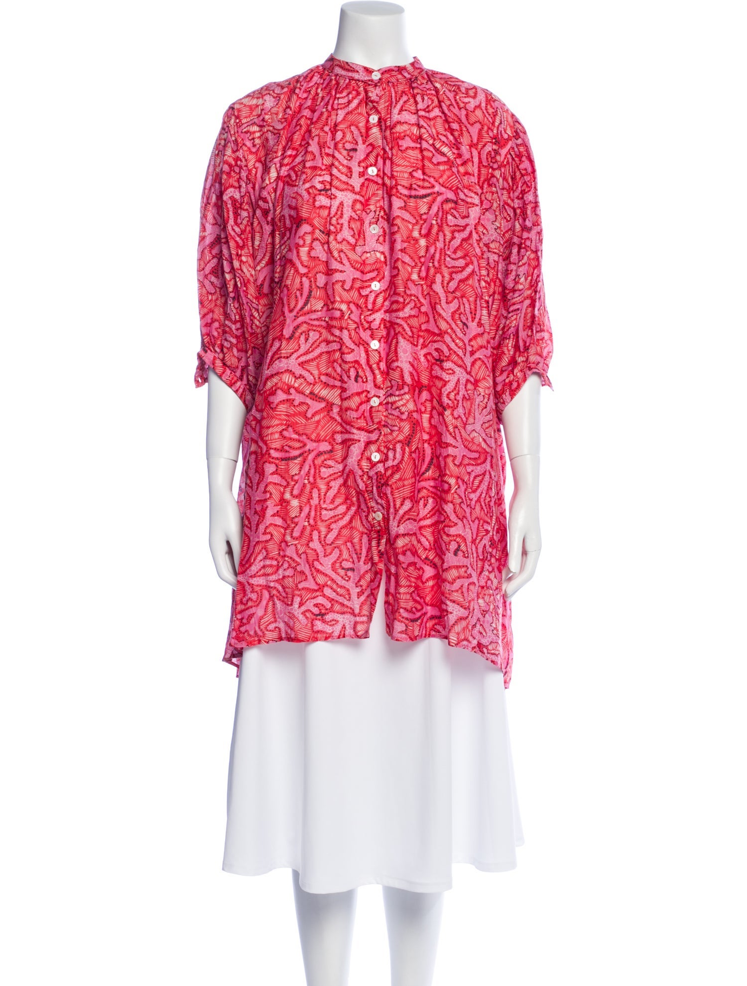 Chufy Printed Mock Neck Tunic