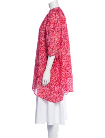 Chufy Printed Mock Neck Tunic