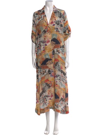 Chufy Printed Long Dress