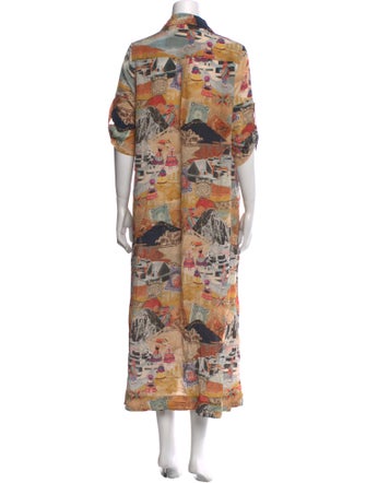 Chufy Printed Long Dress