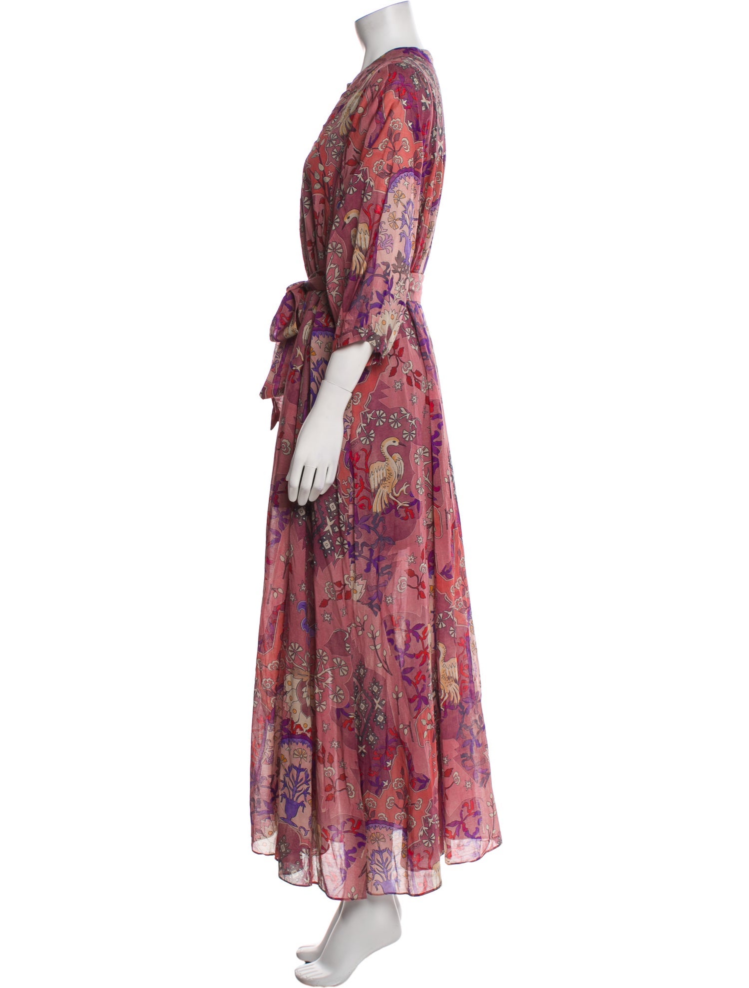 Chufy Floral Print Long Dress