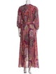Chufy Floral Print Long Dress