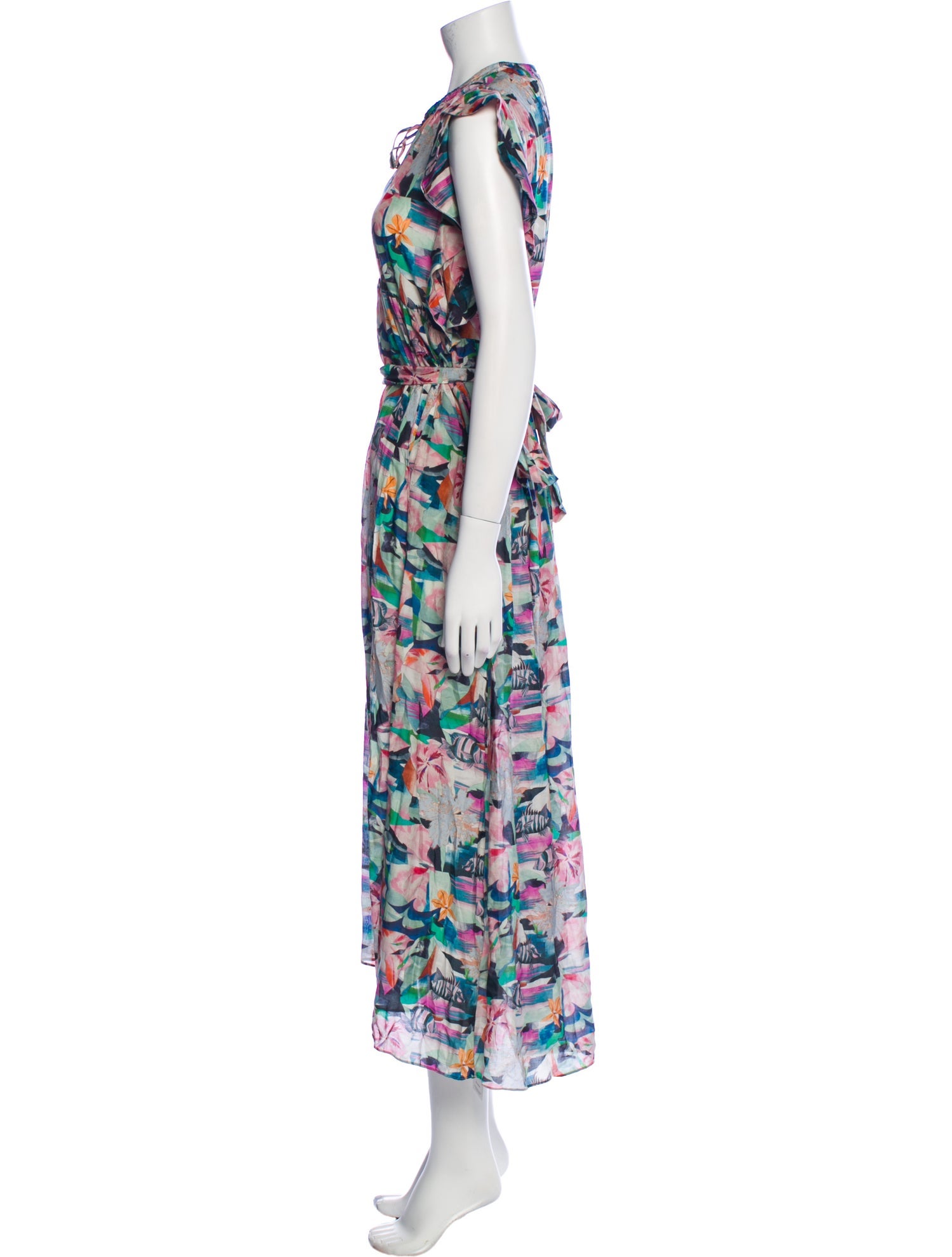 Chufy Printed Long Dress