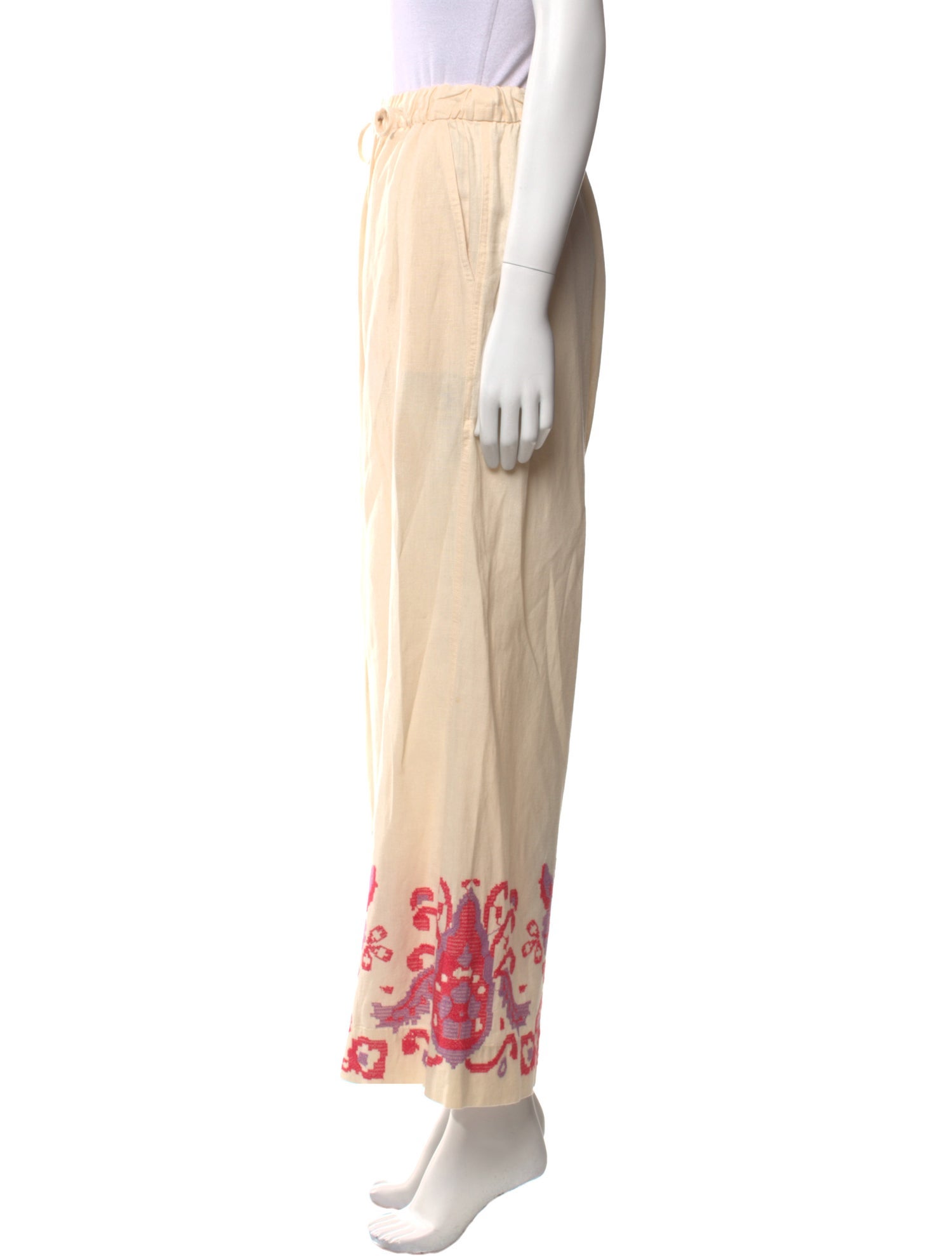 Chufy Graphic Print Wide Leg Pants