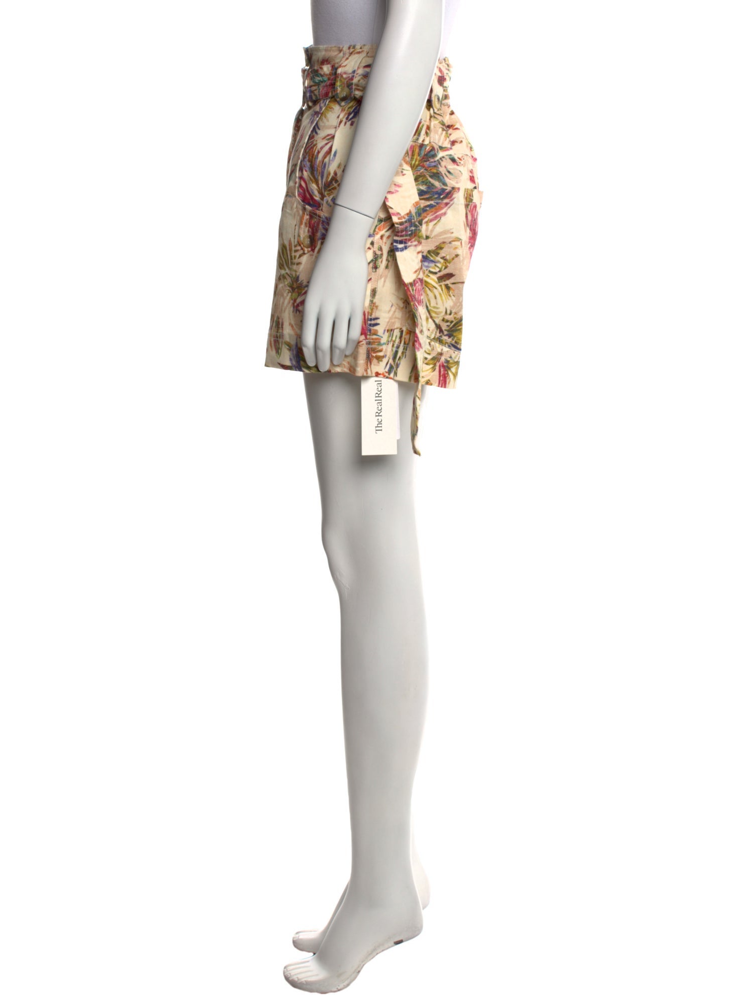 Chufy Floral Print Mini Shorts