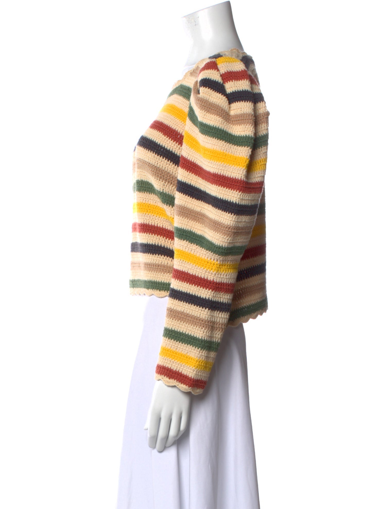 Chufy Striped Scoop Neck Sweater