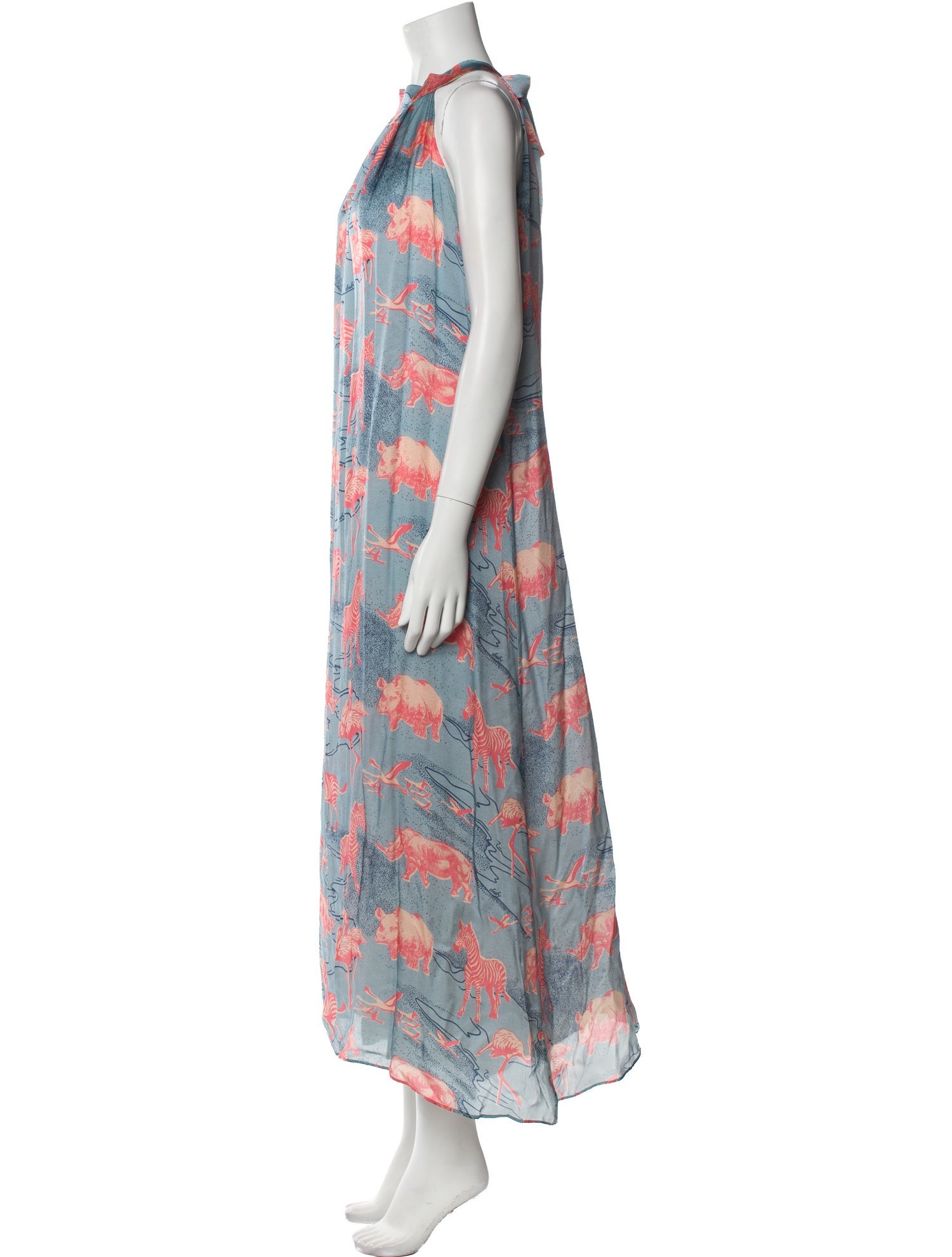 Chufy Silk Long Dress
