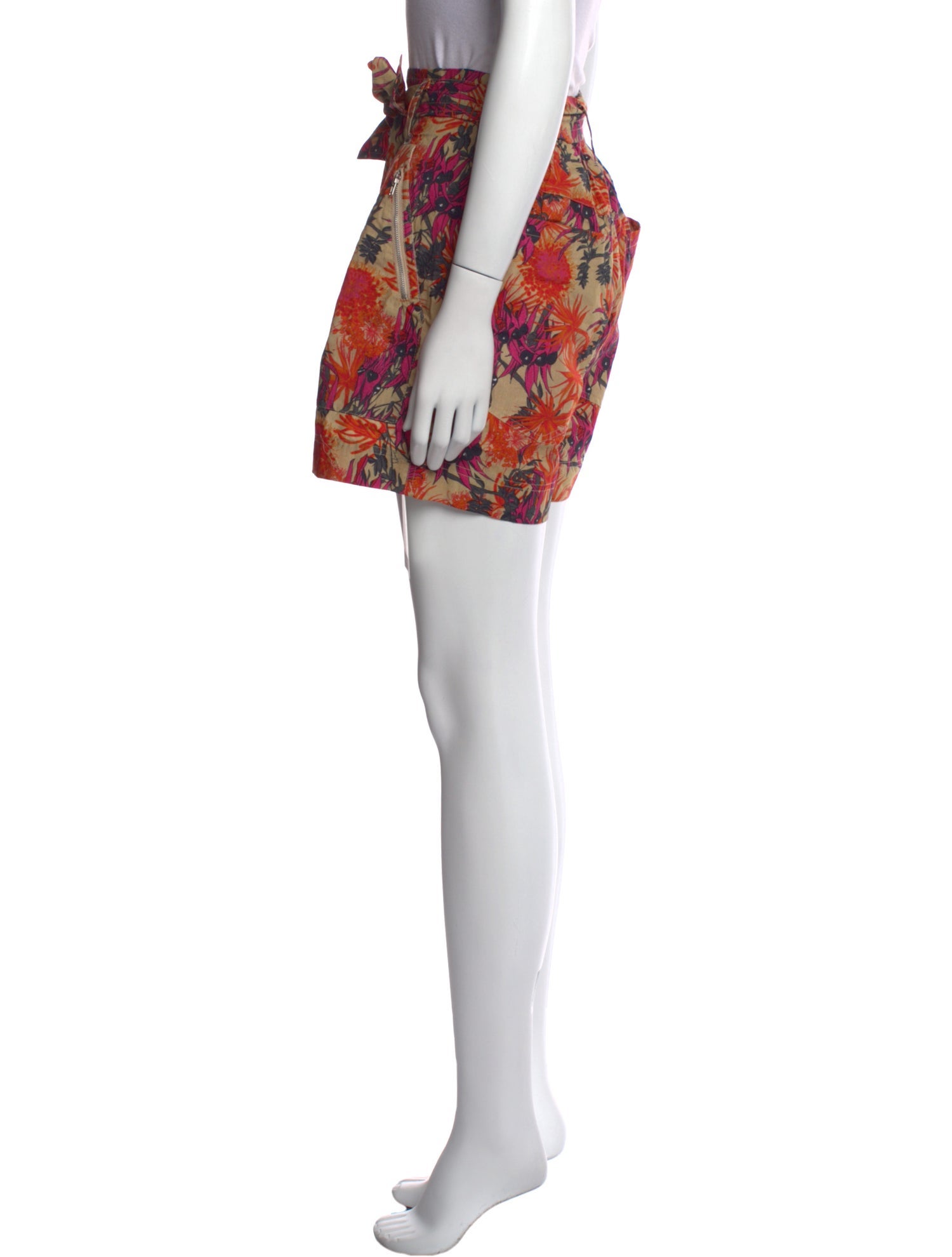 Chufy Floral Print Mini Shorts