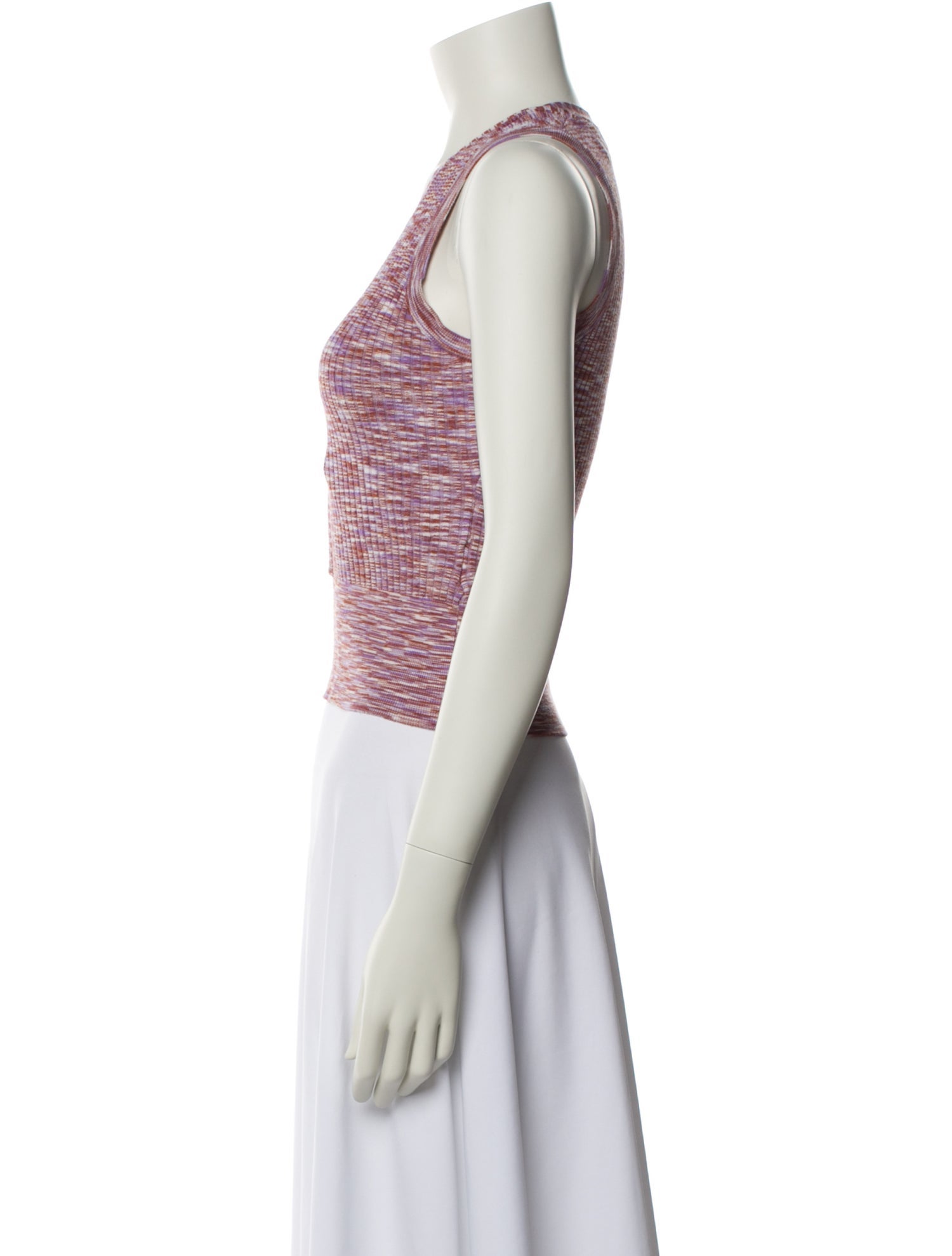 Chufy Printed V-Neck Crop Top