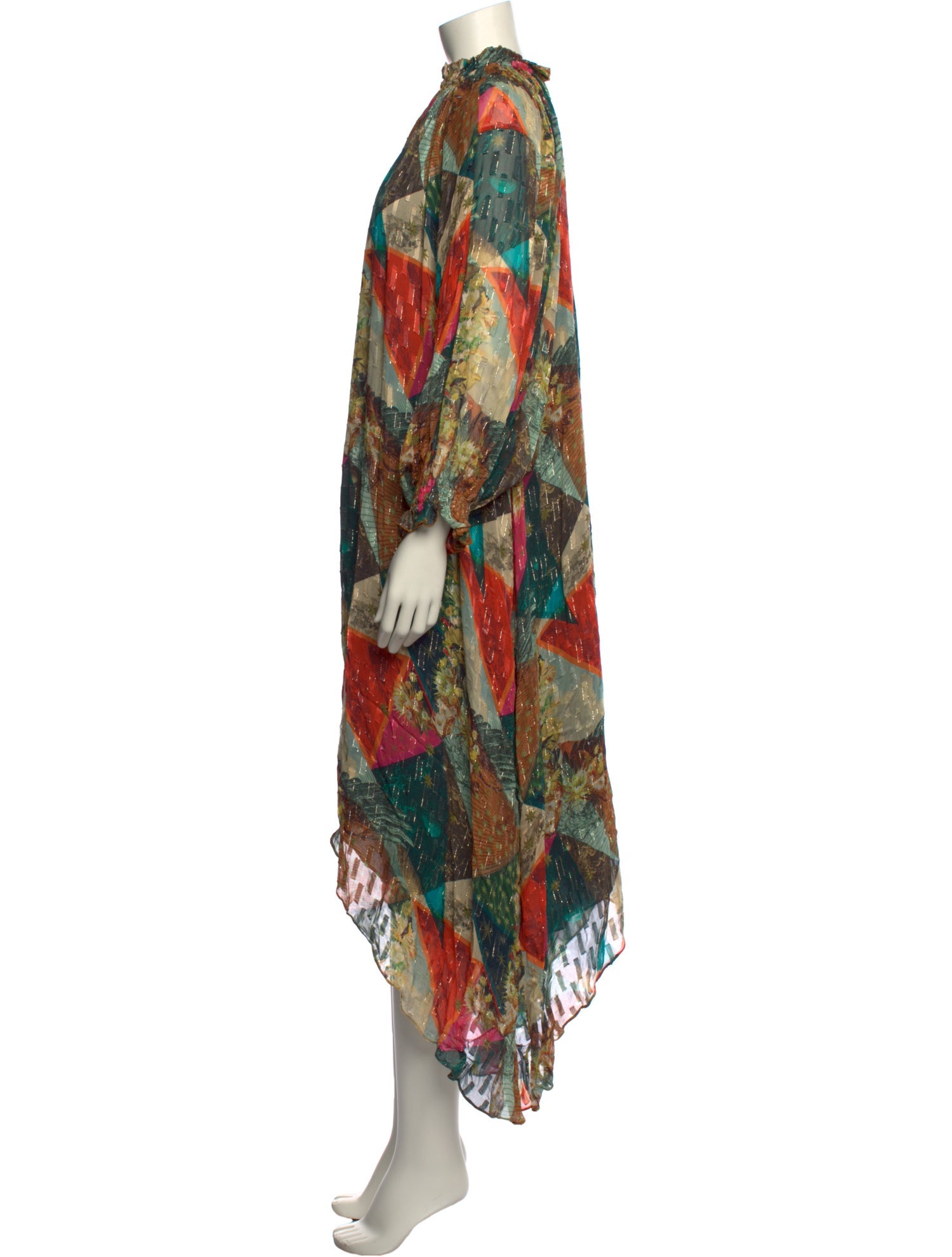 Chufy Floral Print Long Dress