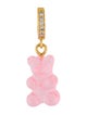 Crystal Haze Jewelry Resin & Crystal Bear Single Drop Earring
