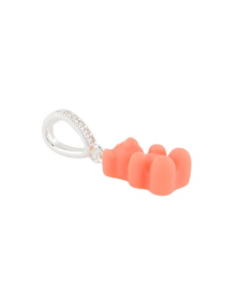 Crystal Haze Jewelry Resin & Crystal Bear Charm Pendant