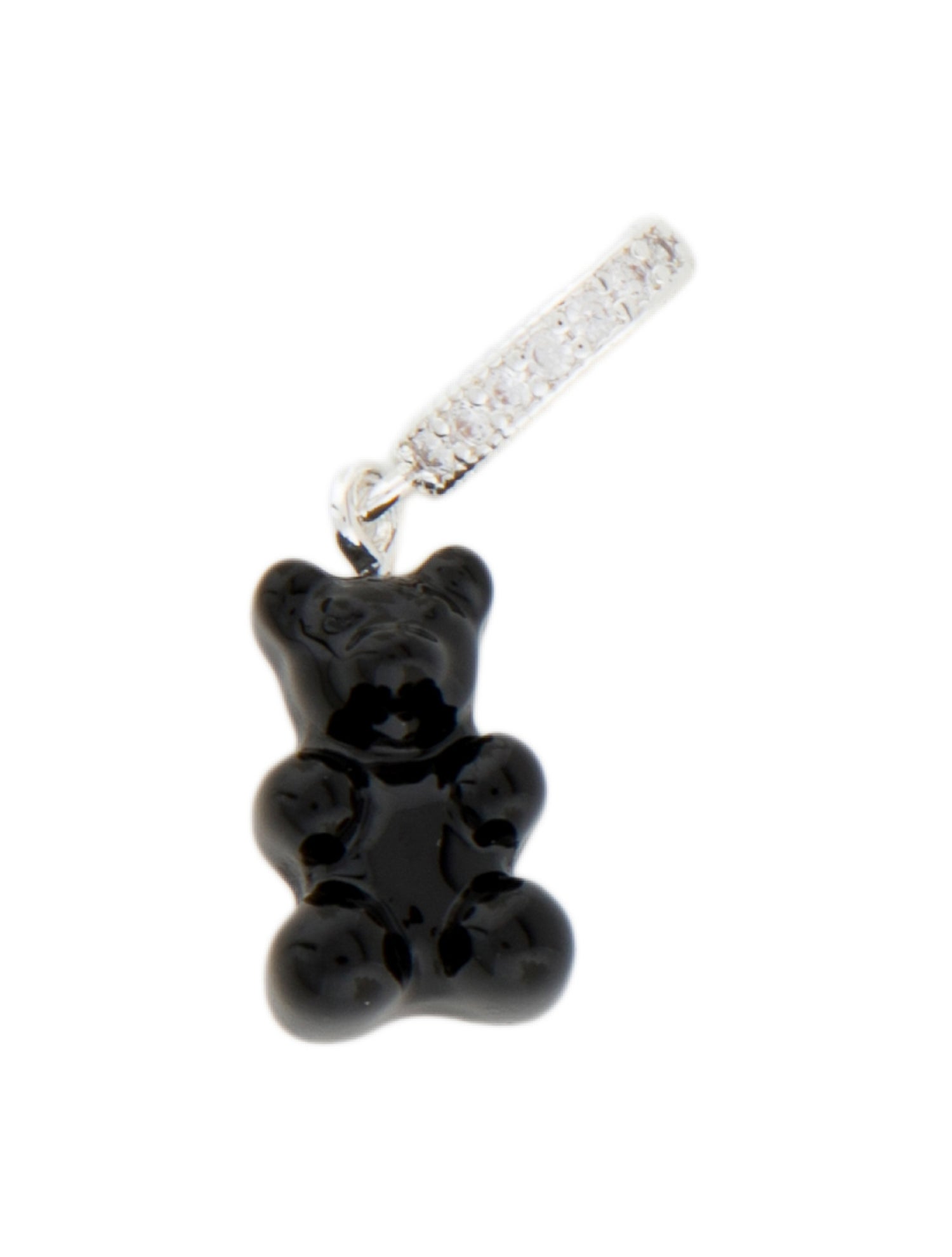 Crystal Haze Jewelry Resin & Crystal Bear Charm Pendant