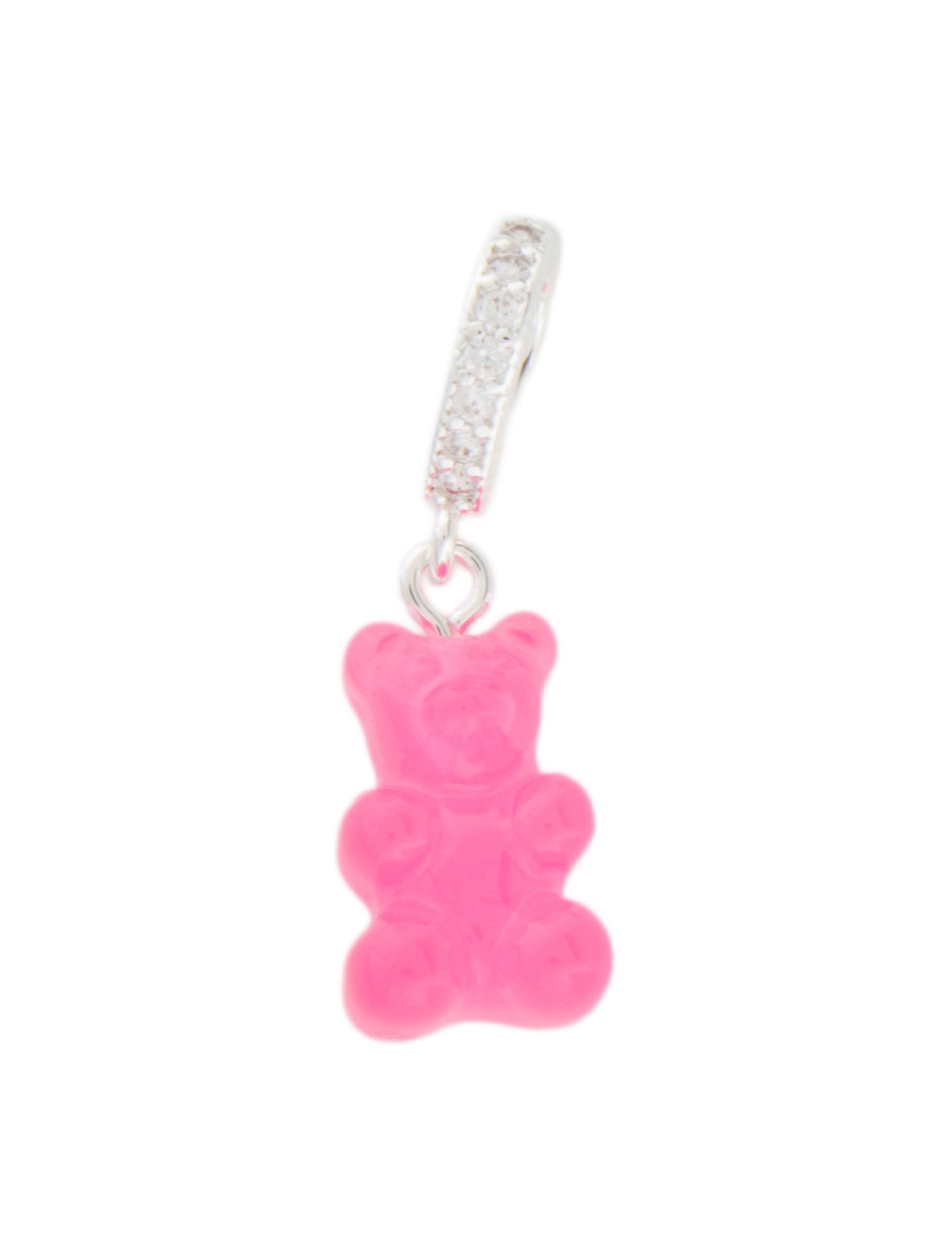 Crystal Haze Jewelry Resin & Crystal Bear Charm Pendant