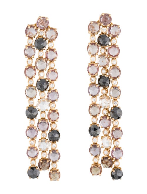 Crivelli 18K Sapphire & Diamond Drop Earrings